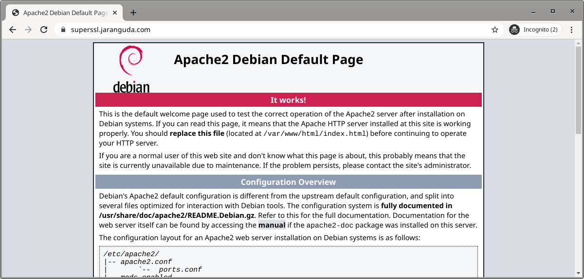 Cara Install Apache dan SSL Gratis Letsencrypt di Ubuntu