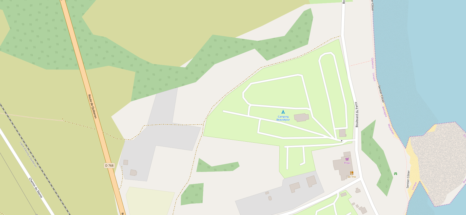 Camping Beauséjour en Quiberon, France