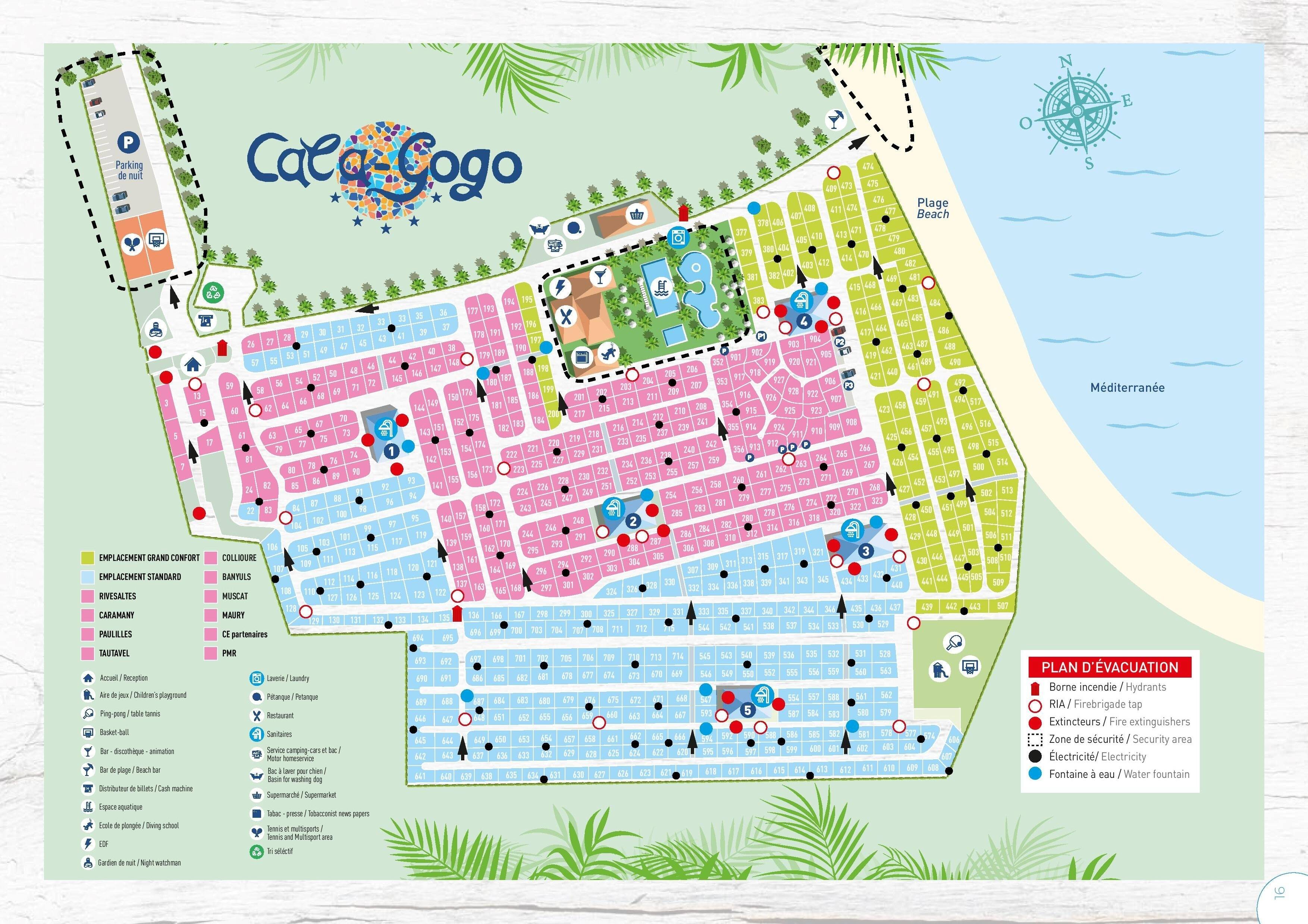 Camping Cala Gogo Plan