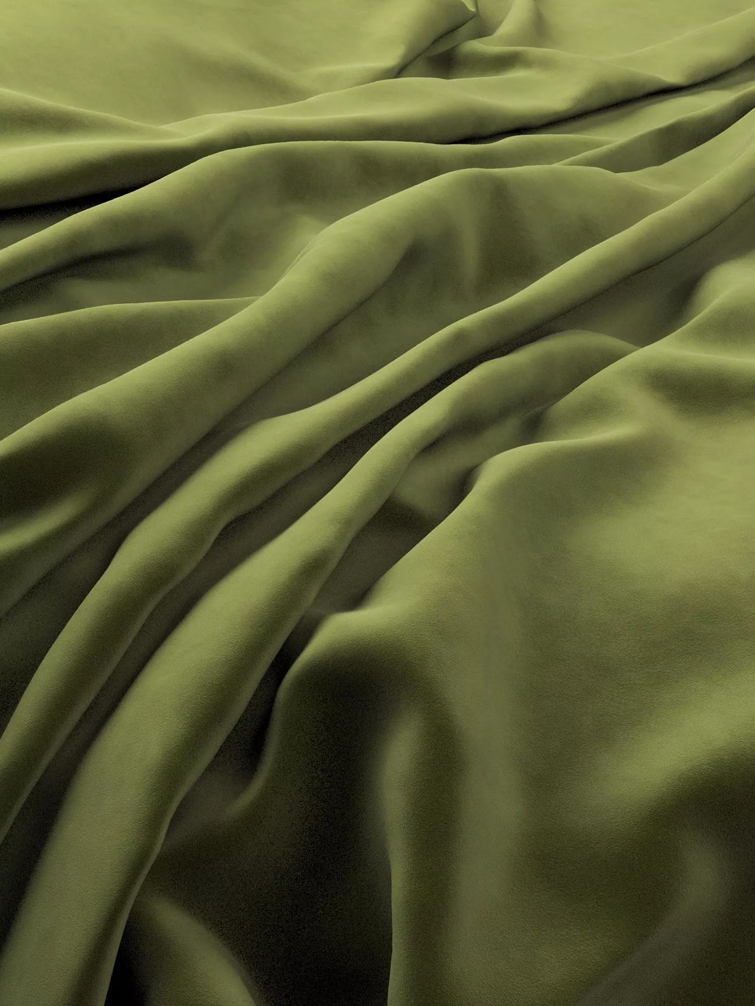 Swoon Plymouth Footstool, Easy Velvet Fern