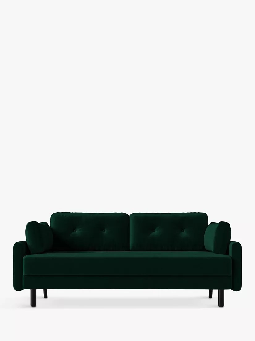 Swyft Model 04 Large 3 Seater Double Sofa Bed, Ecovelvet Forest