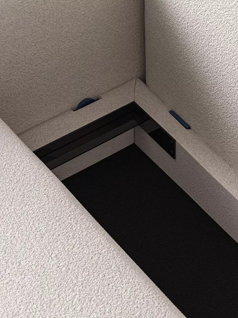 Swyft Model 04 Large 3 Seater Double Sofa Bed, Boucle Ivory