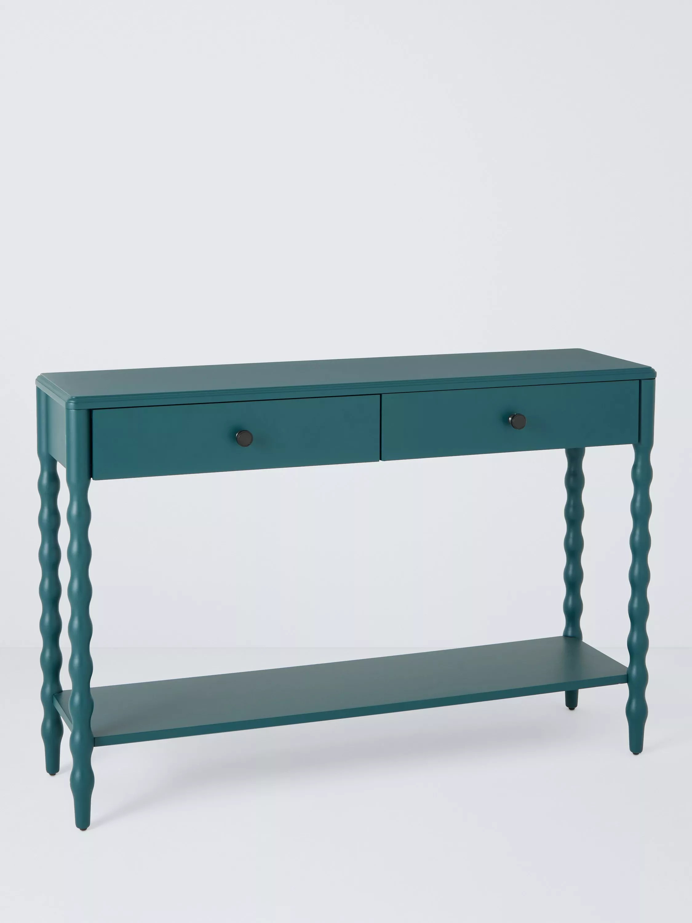 John Lewis Bobbin Console Table, Peacock