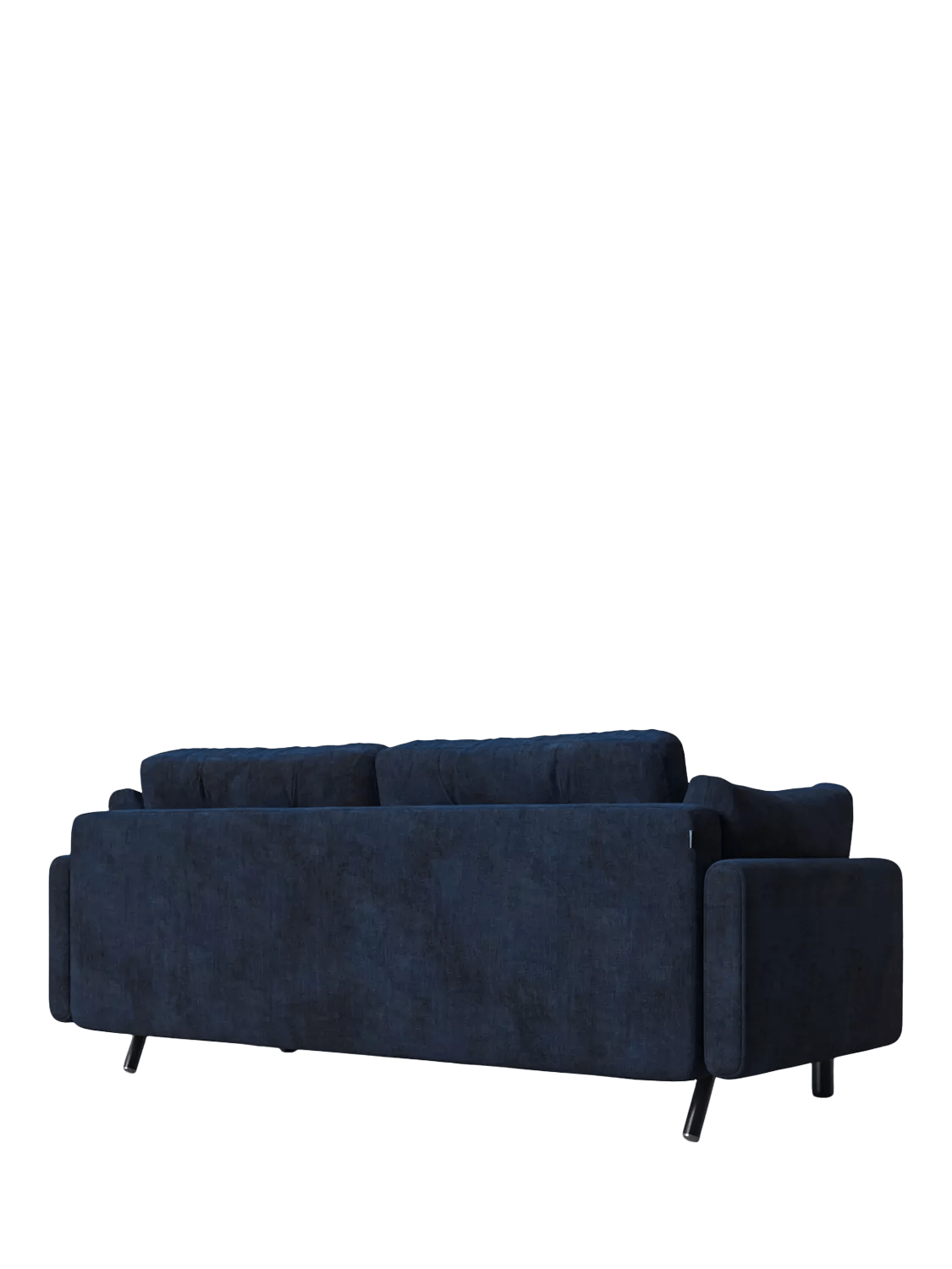 Swyft Model 04 Large 3 Seater Double Sofa Bed, Royal Navy Velvet