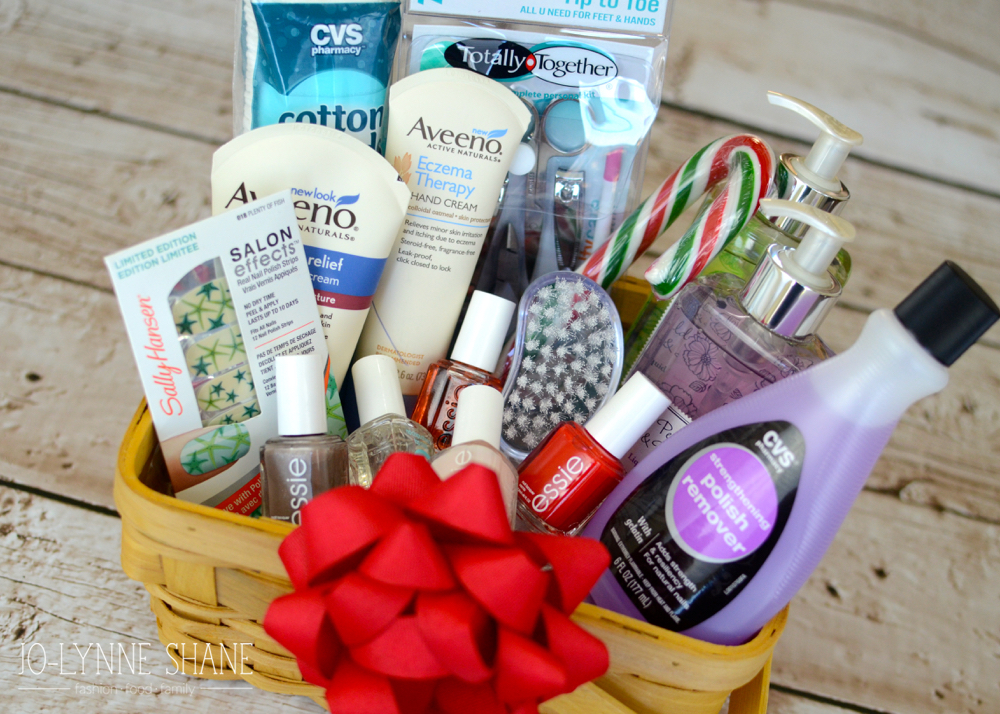 Holiday Gift Idea DIY Manicure Gift Basket