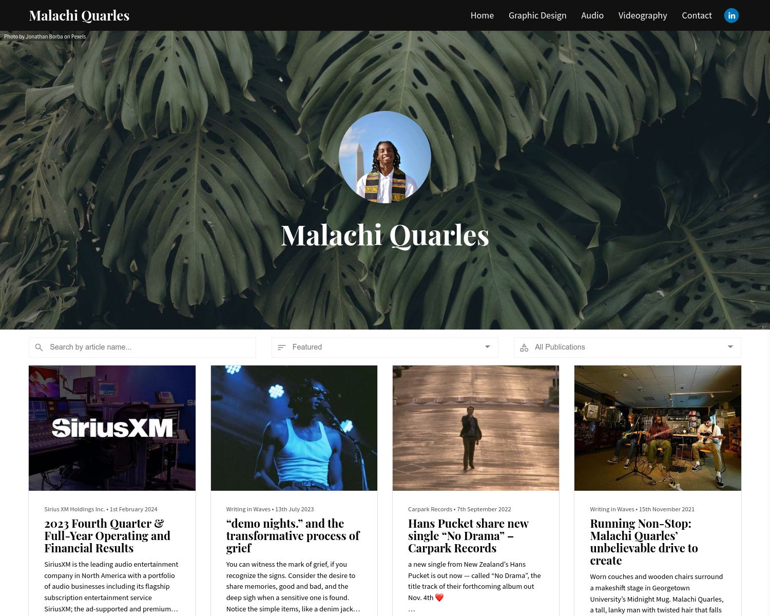 Videographer Portfolio Examples Journo Portfolio