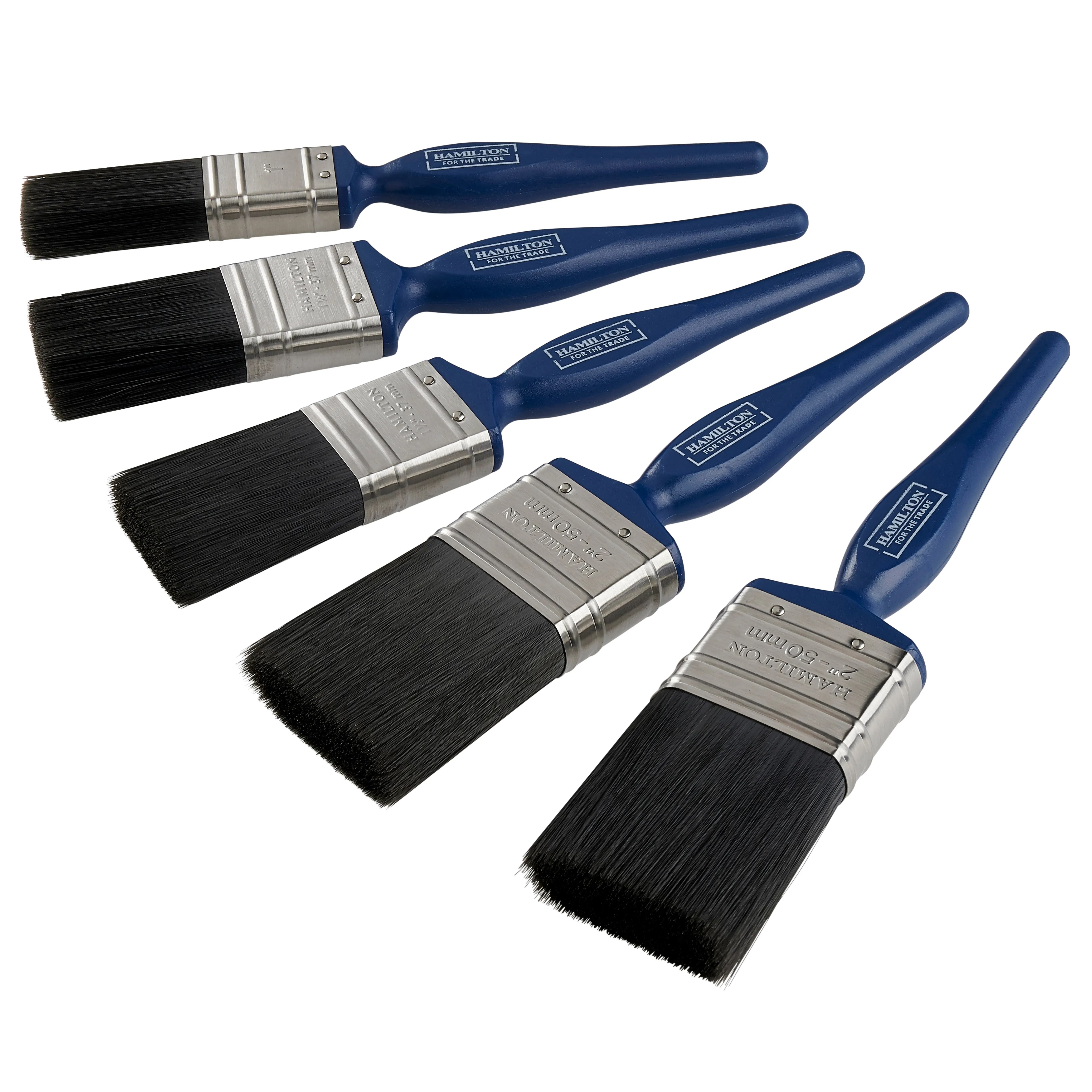 Hamilton For the Trade Flat Paint Brushes (5 Pack)