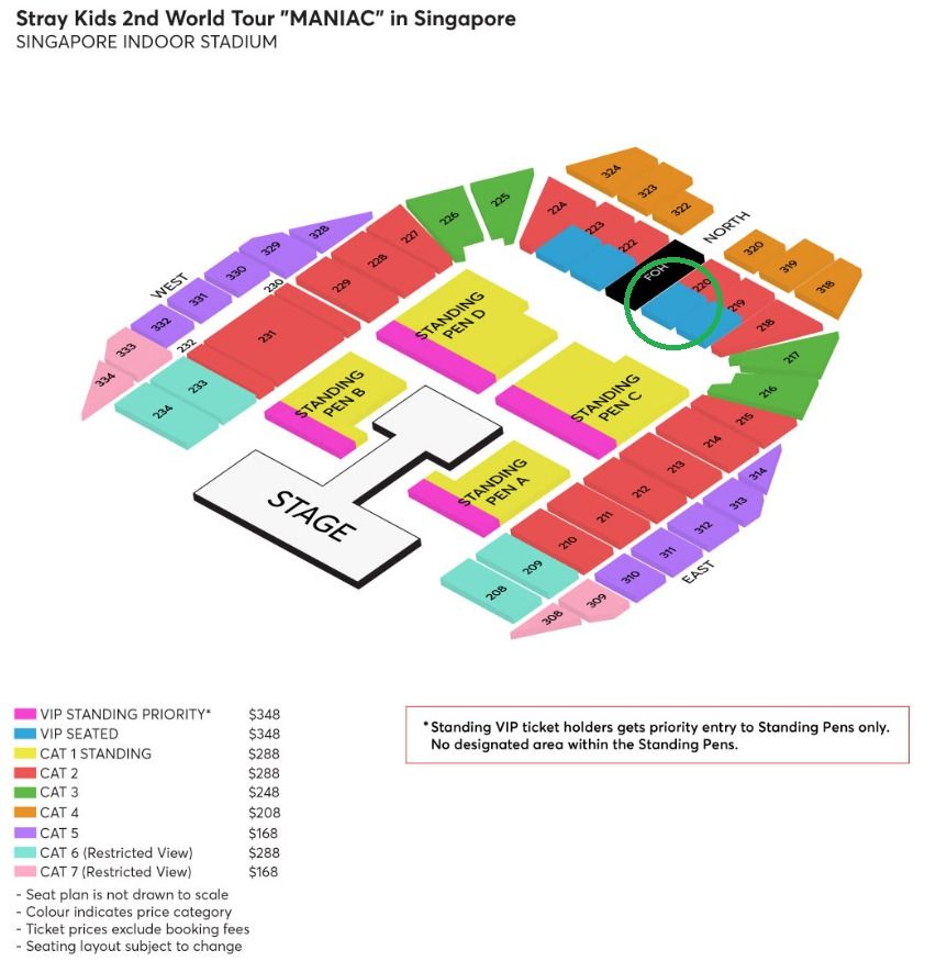 Stray Kids Singapore 05 Feb 2023 concert ticket