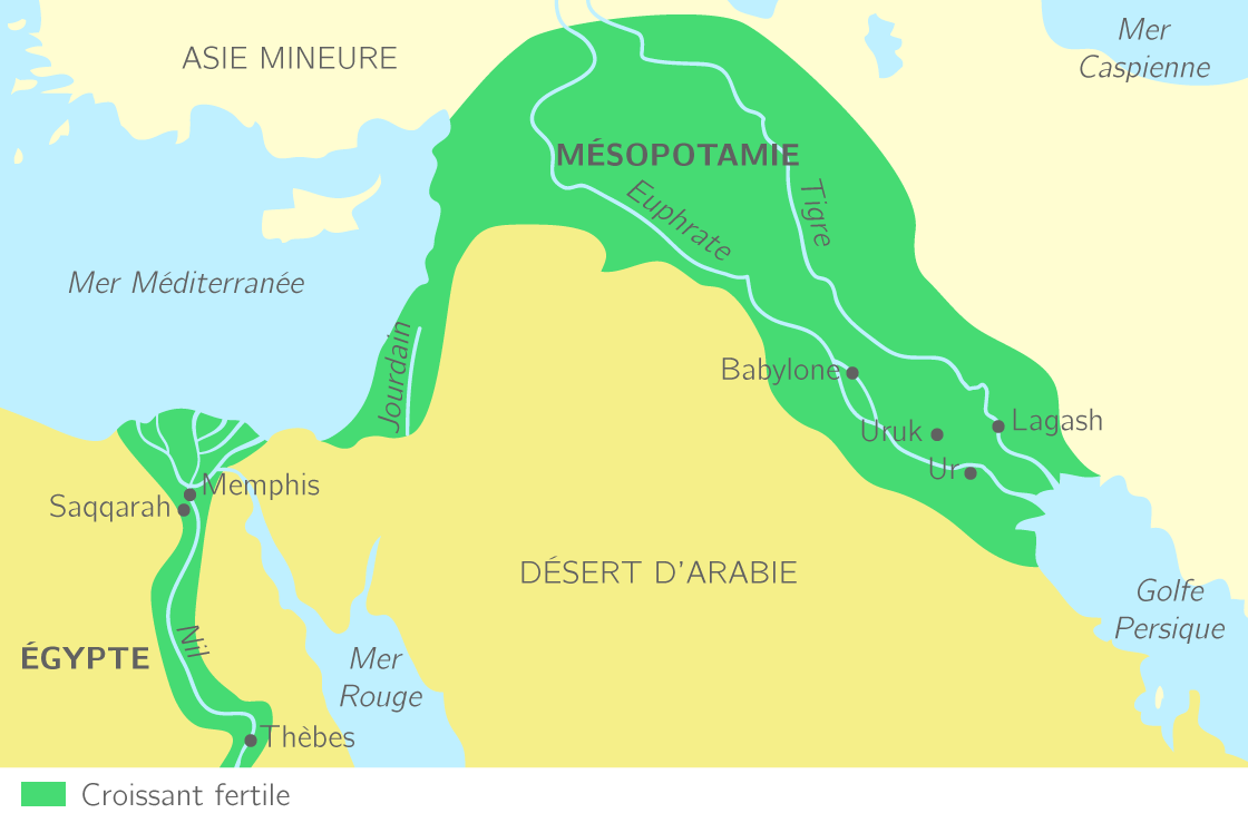 Pain Points À Considérer Lors De La Visite De "Carte Vierge De L Orient Ancien 6Ème" Kartable 6ème Histoire Spécifique Cours L'Orient ancien au IIIe