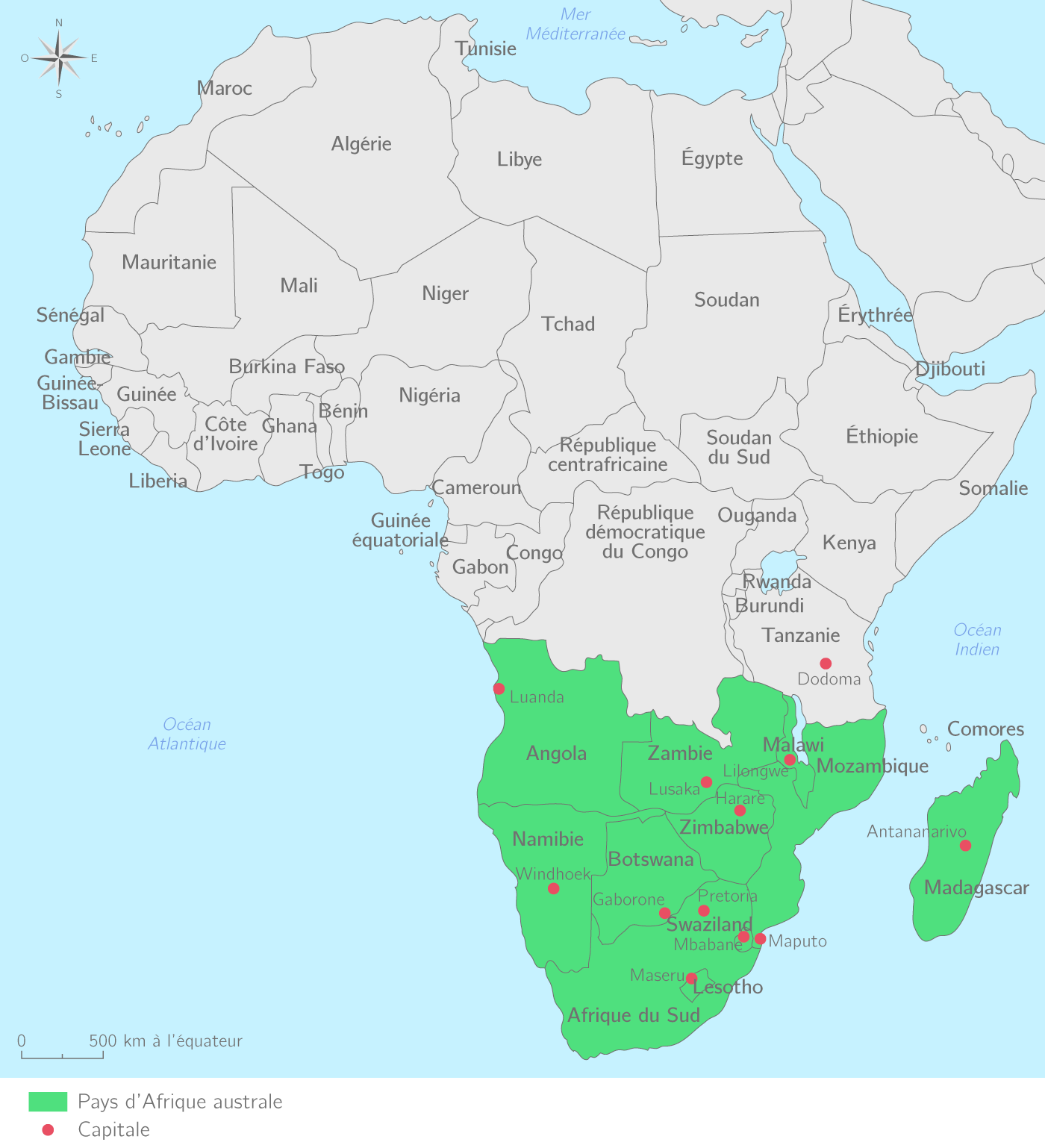Les dynamiques d'un grand ensemble géographique africain 4e Cours Géographie Kartable