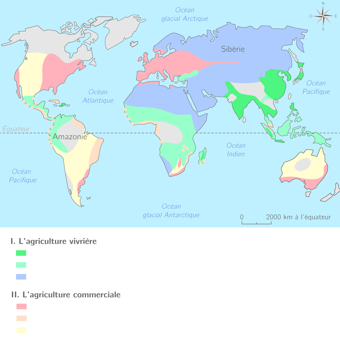 Les Défis De La Carte De L'agriculture Dans Le Monde Compléter la carte des différents types d'agriculture dans le monde