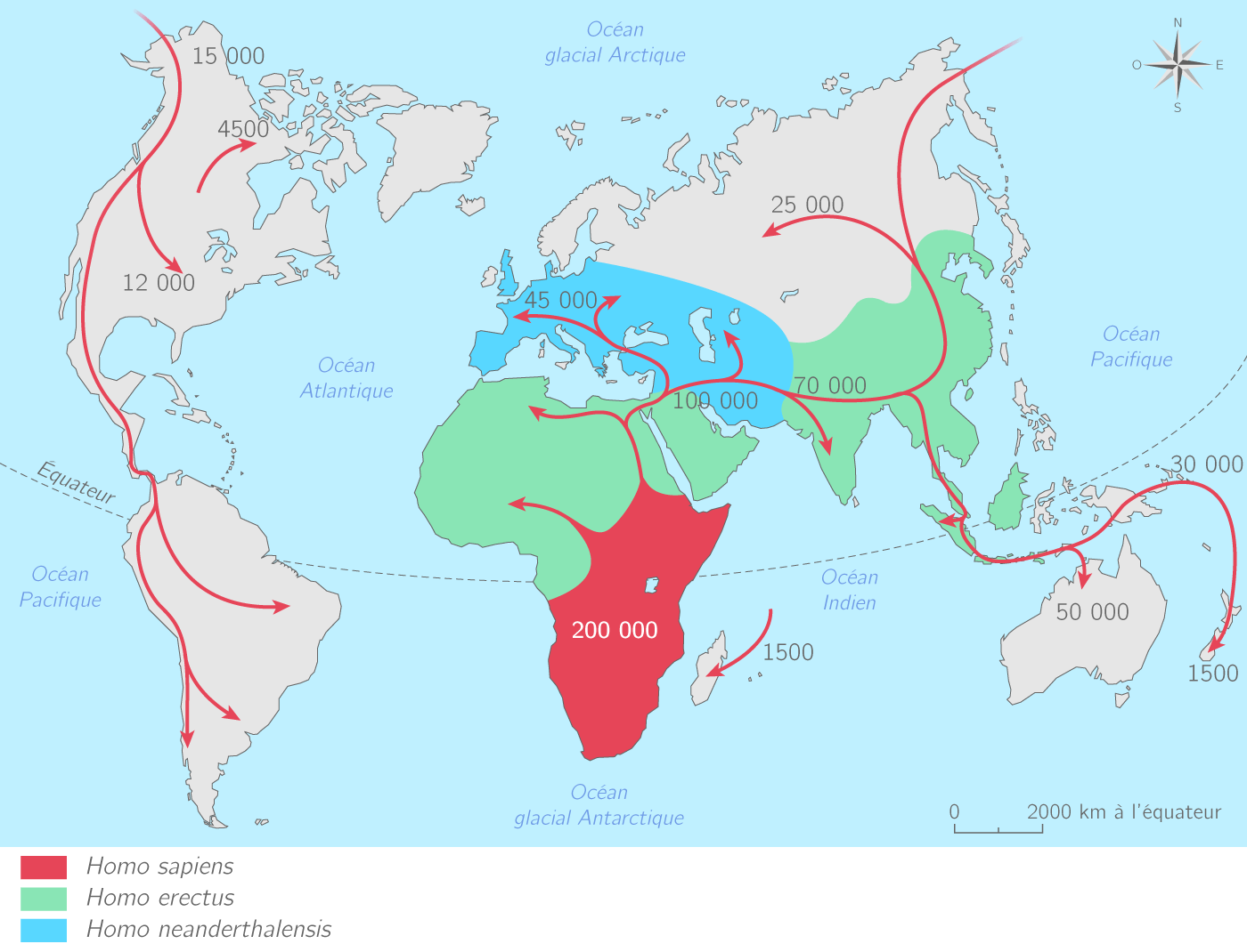 Les débuts de l'humanité Cours Histoire Kartable