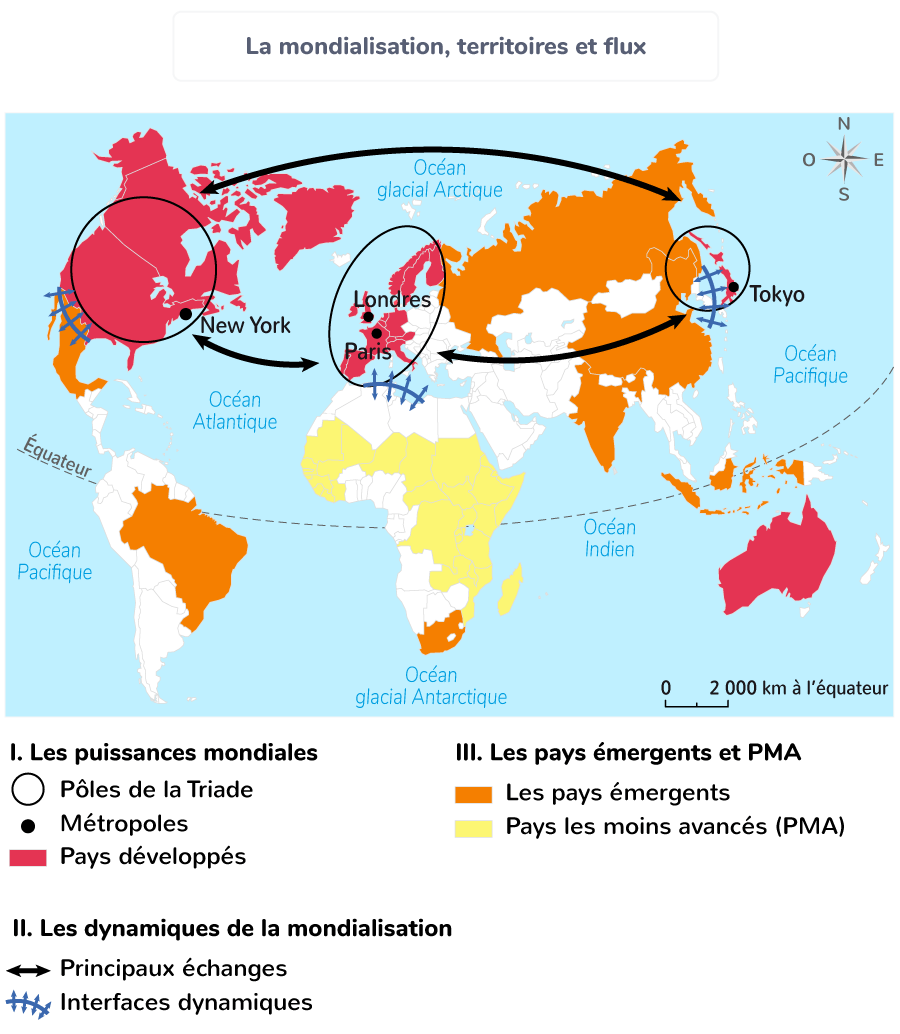 Des territoires inégalement intégrés dans la mondialisation Tle