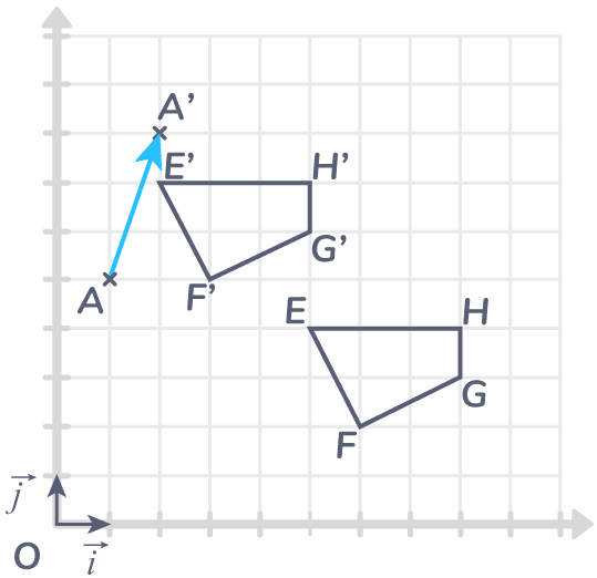 Construire l'image d'une figure par une translation de vecteur donné