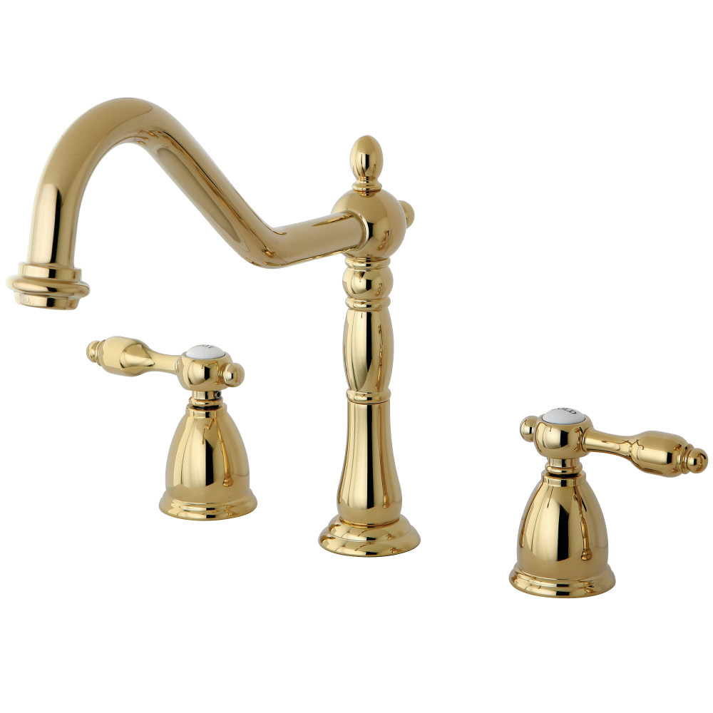 Kingston Brass KB1792TALLS Widespread Kitchen Faucet Less