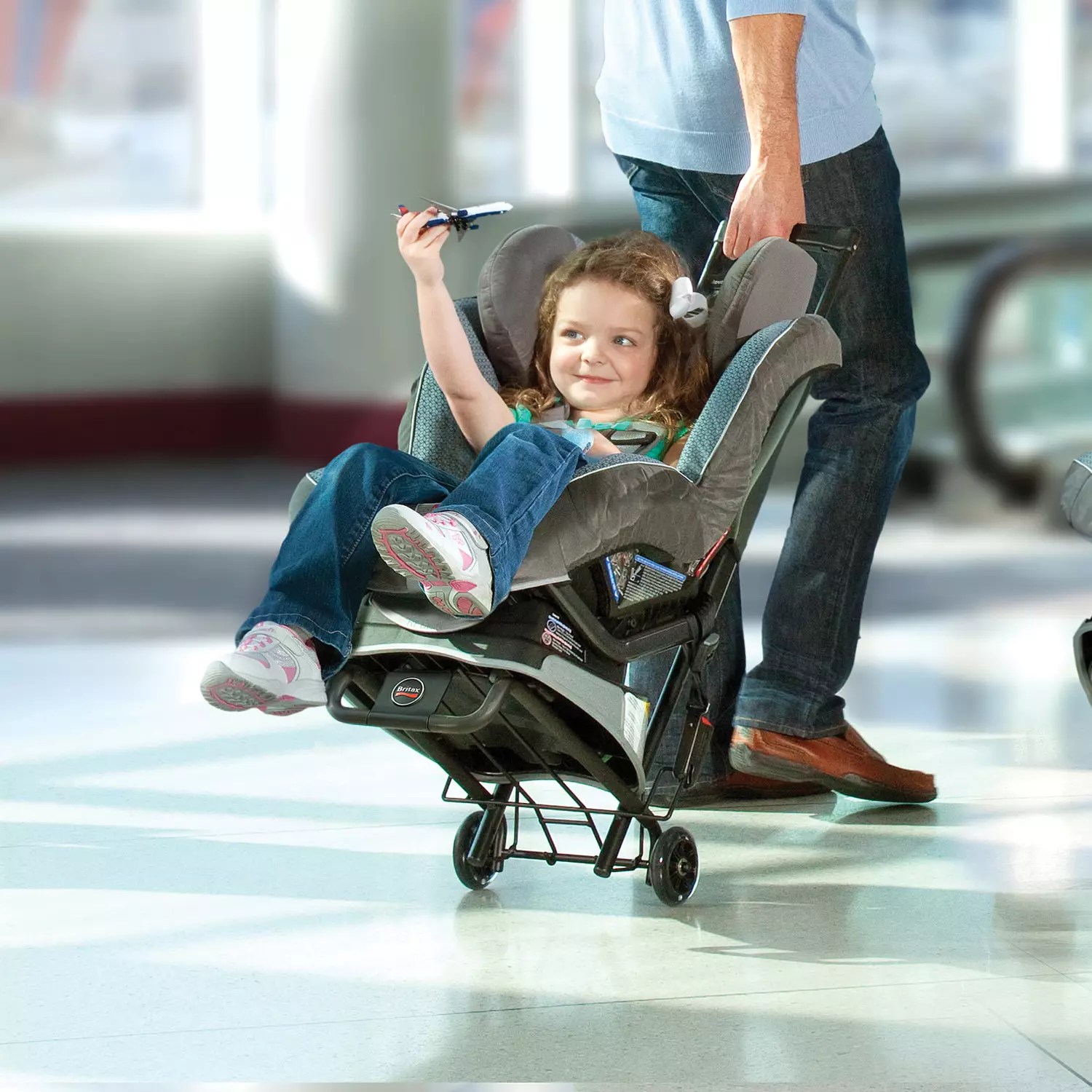 Car Seat Travel Trolley