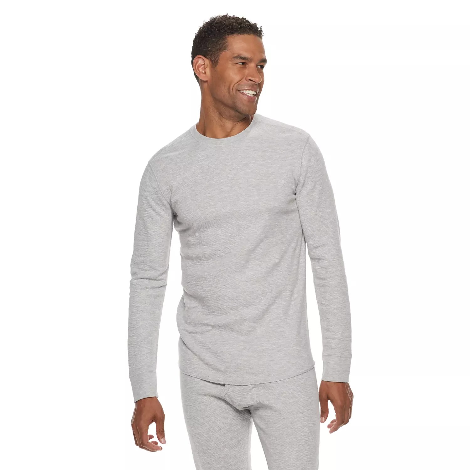 Croft & Barrow Long Sleeve Thermal Crew Shirt for Men Men