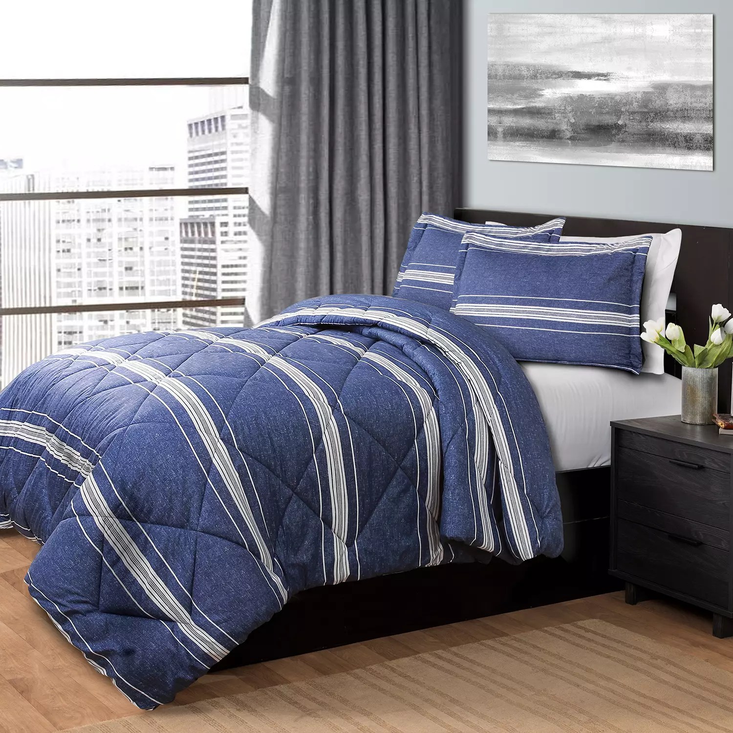 Sell cheap USA online Lush Decor Marlton Stripe Comforter