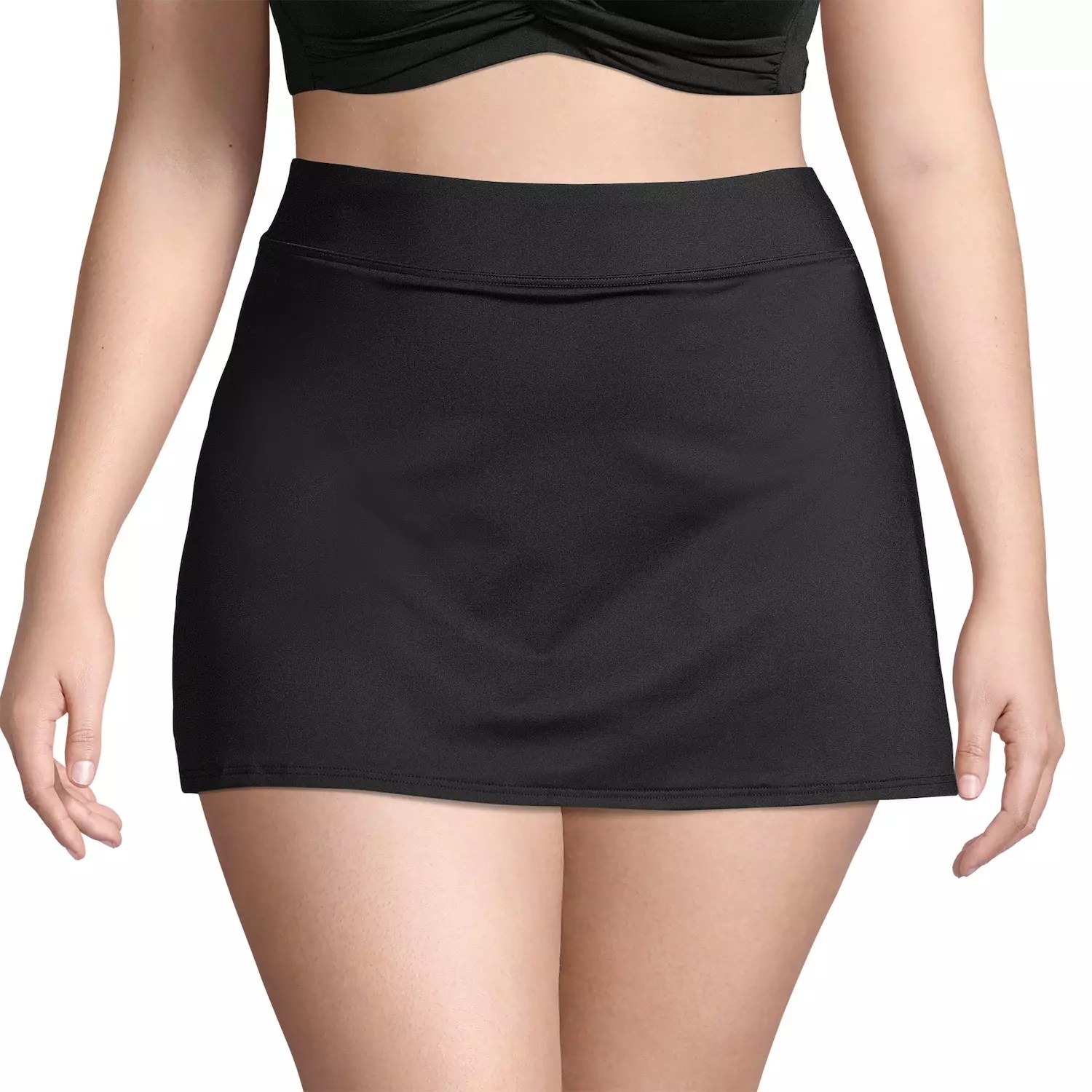 knee length swim skirt plus size , Up to 74