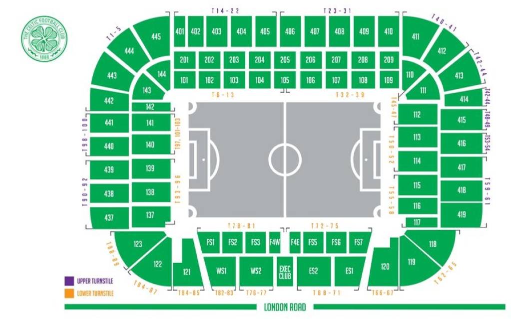 Lower Celtic vs St Johnstone FC 29 Dec 2024 Celtic Park Koobit