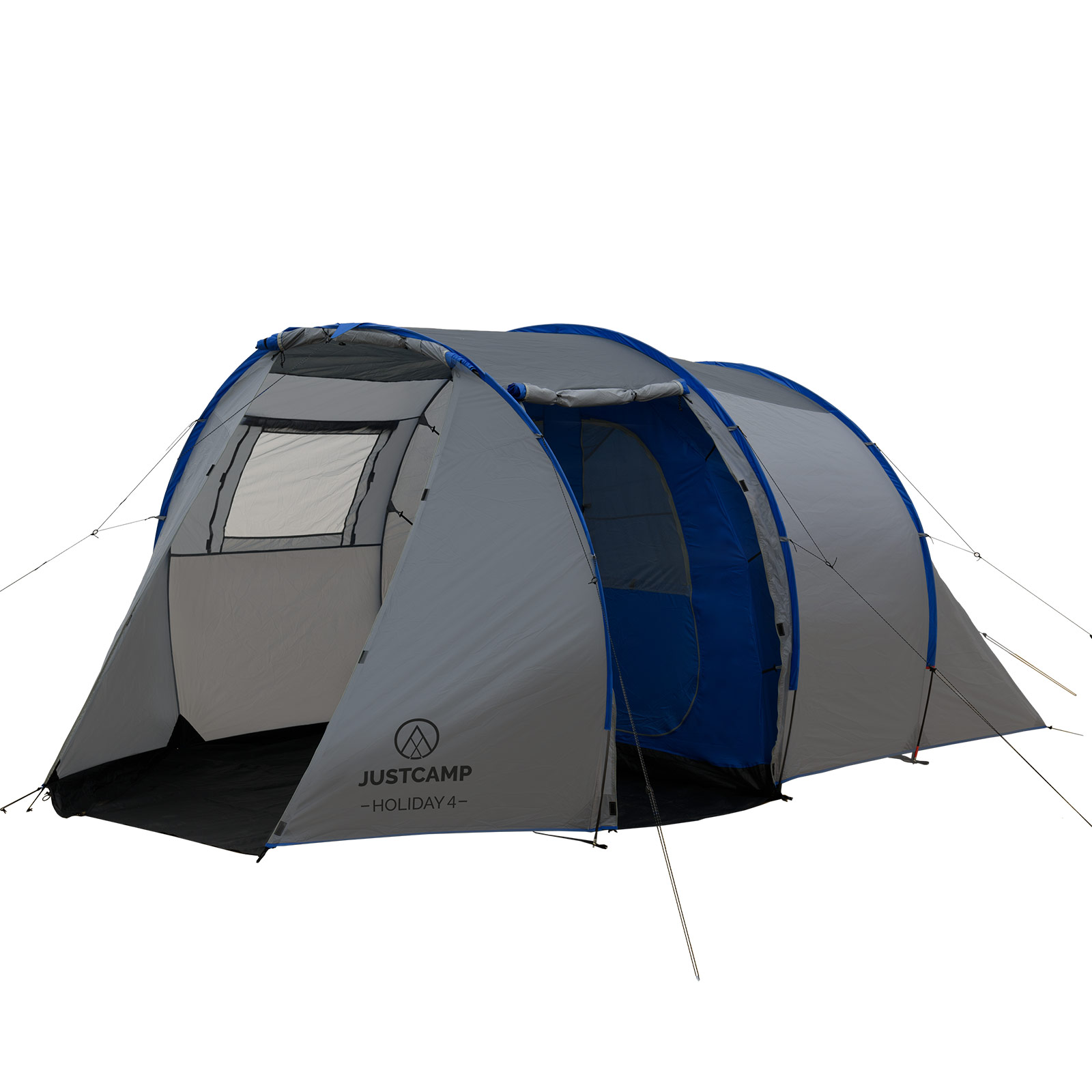 Familienzelt JUSTCAMP Holiday 4 Tunnelzelt 4 Personen Campingzelt 4