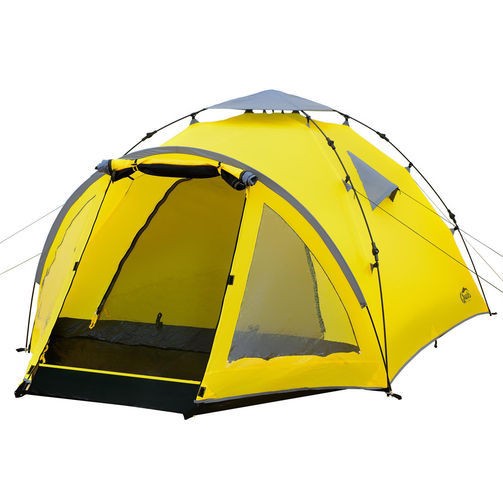 Campingzelt QEEDO Quick Oak 3 Sekundenzelt 3 Personen Zelt Wurfzelt Pop