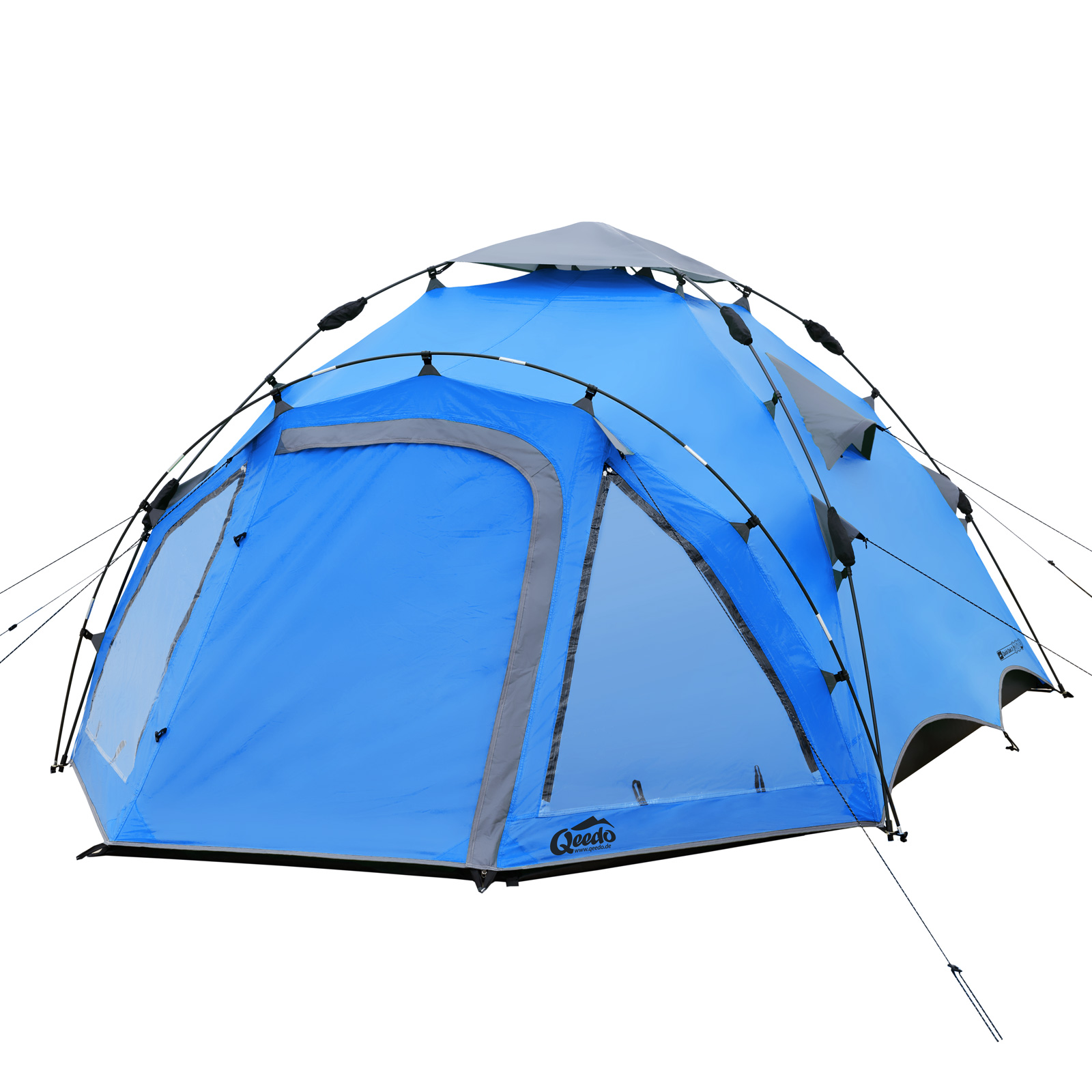 Campingzelt QEEDO Quick Oak 3 Sekundenzelt 3 Personen Zelt Wurfzelt Pop