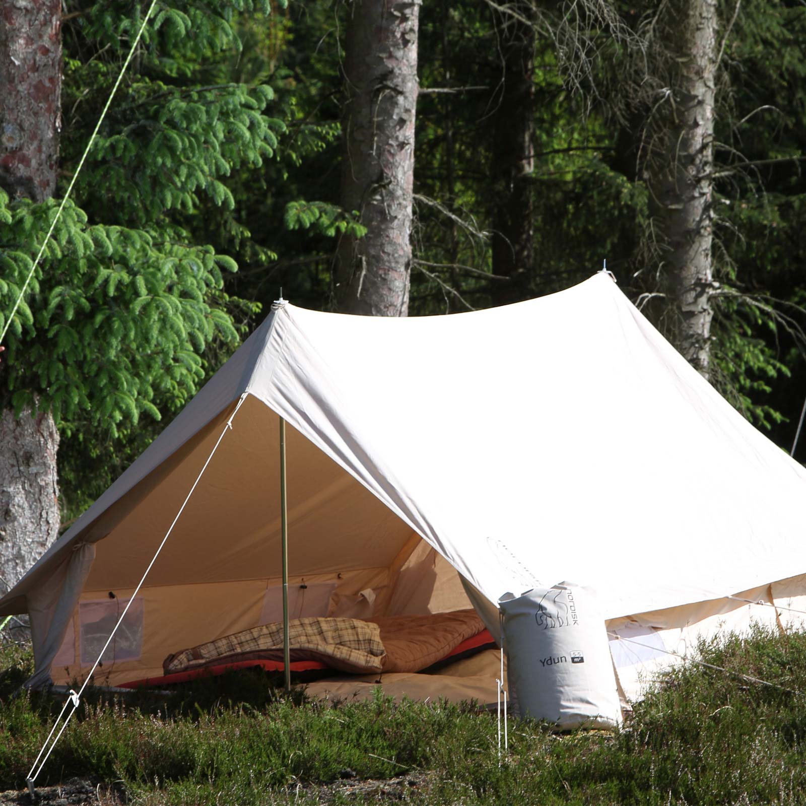 Trapperzelt NORDISK Ydun 5.5 Basic Cotton Firstzelt Campingzelt