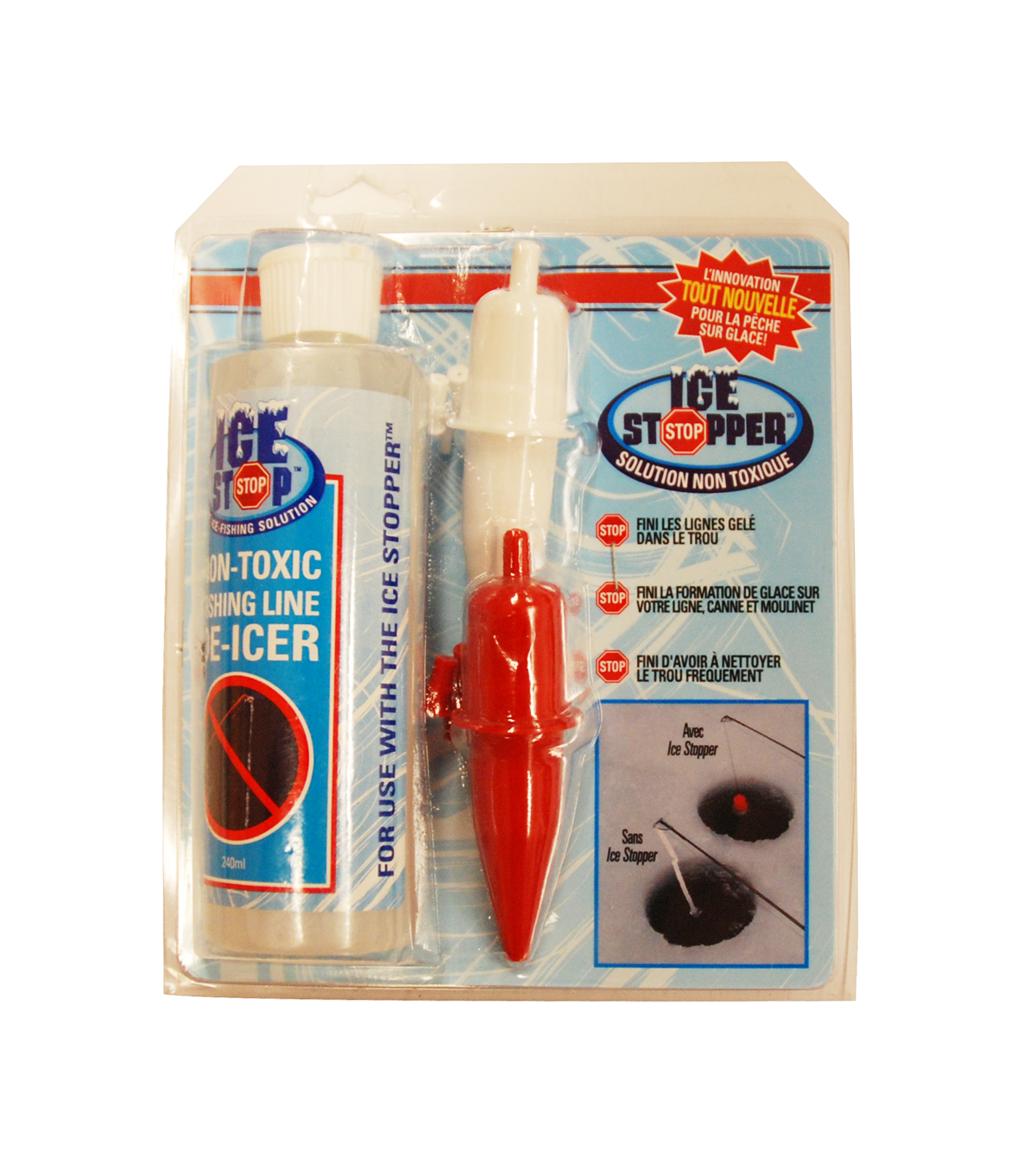 Ice Stopper Fishing Line DeIcer System Ice Stopper Latulippe