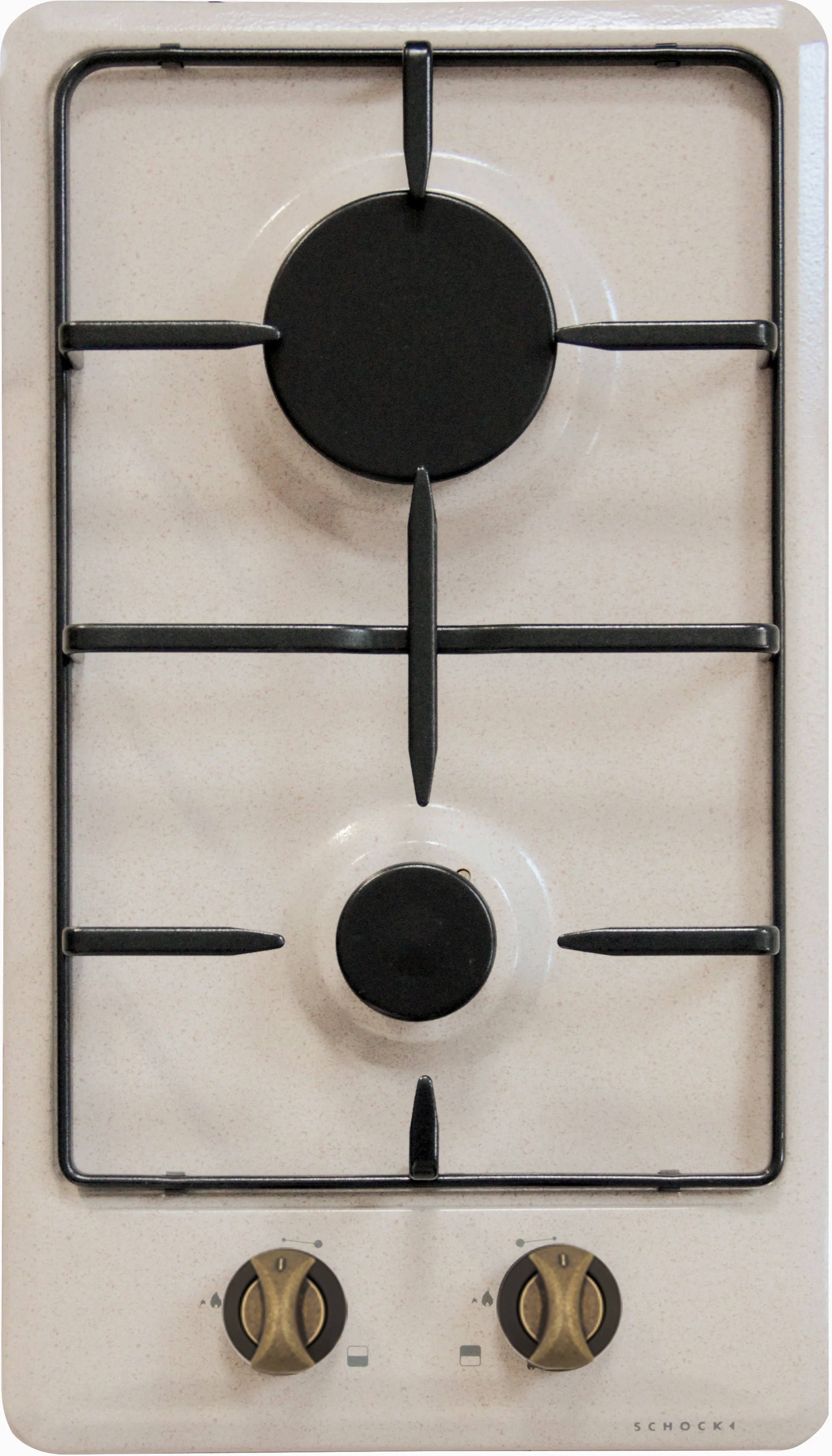 Piano cottura 2 fuochi L 29 cm SILVER 30 AV STS3258 SCHOCK beige avena