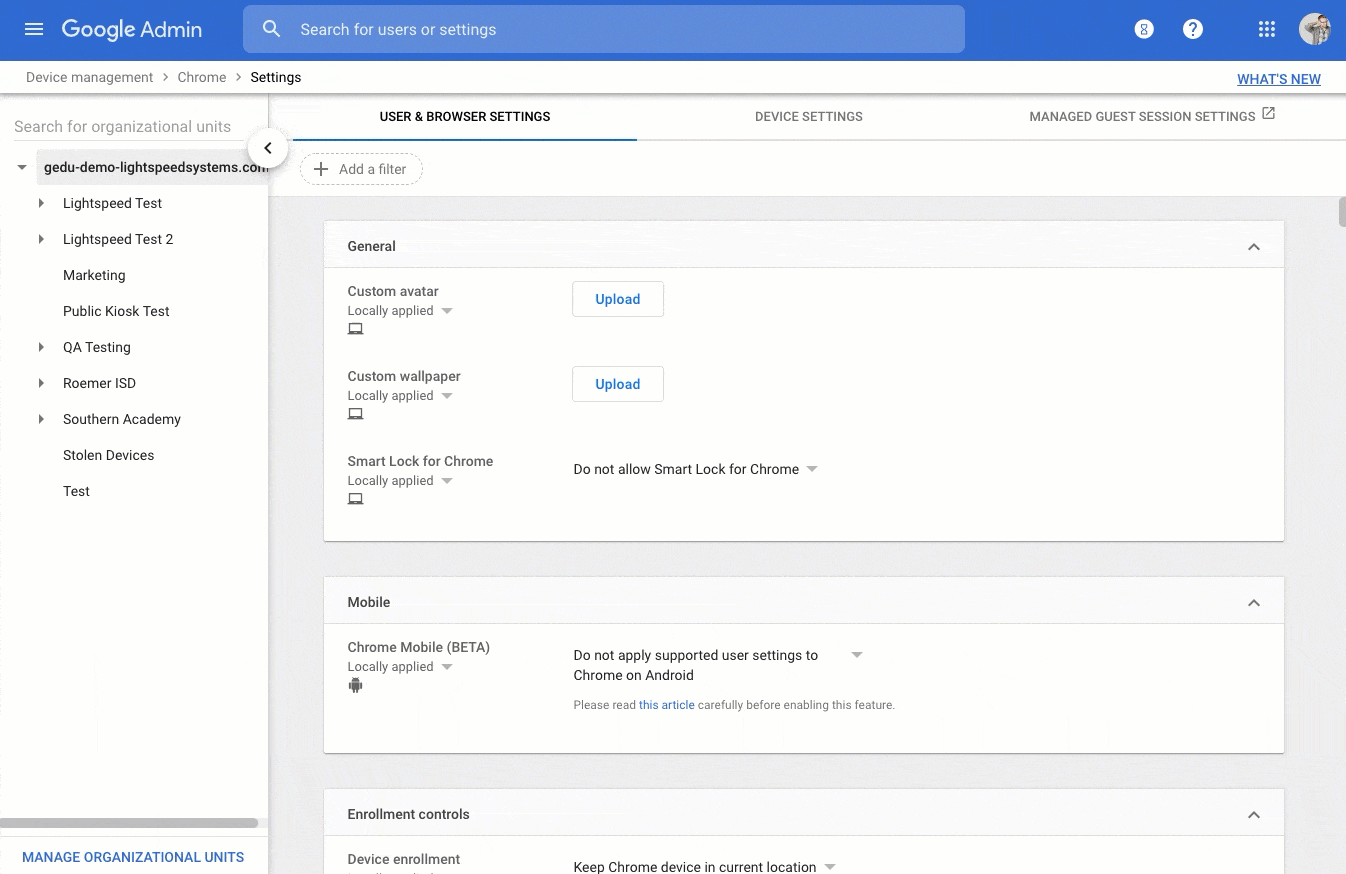 Web Filter Extension for Google Chrome Lightspeed Systems Community Site