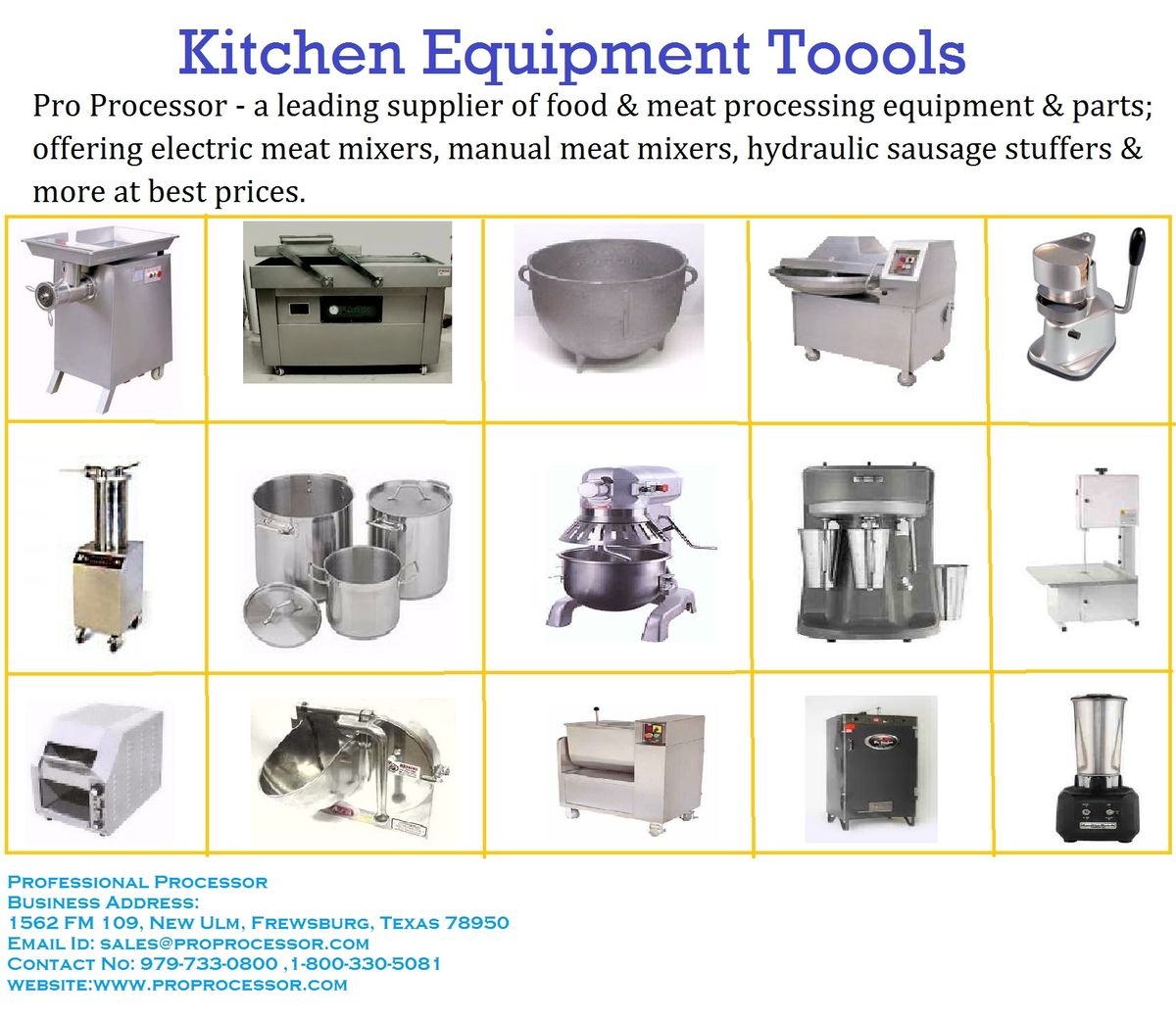 Kitchen Equipment Supplier in USA A Listly List