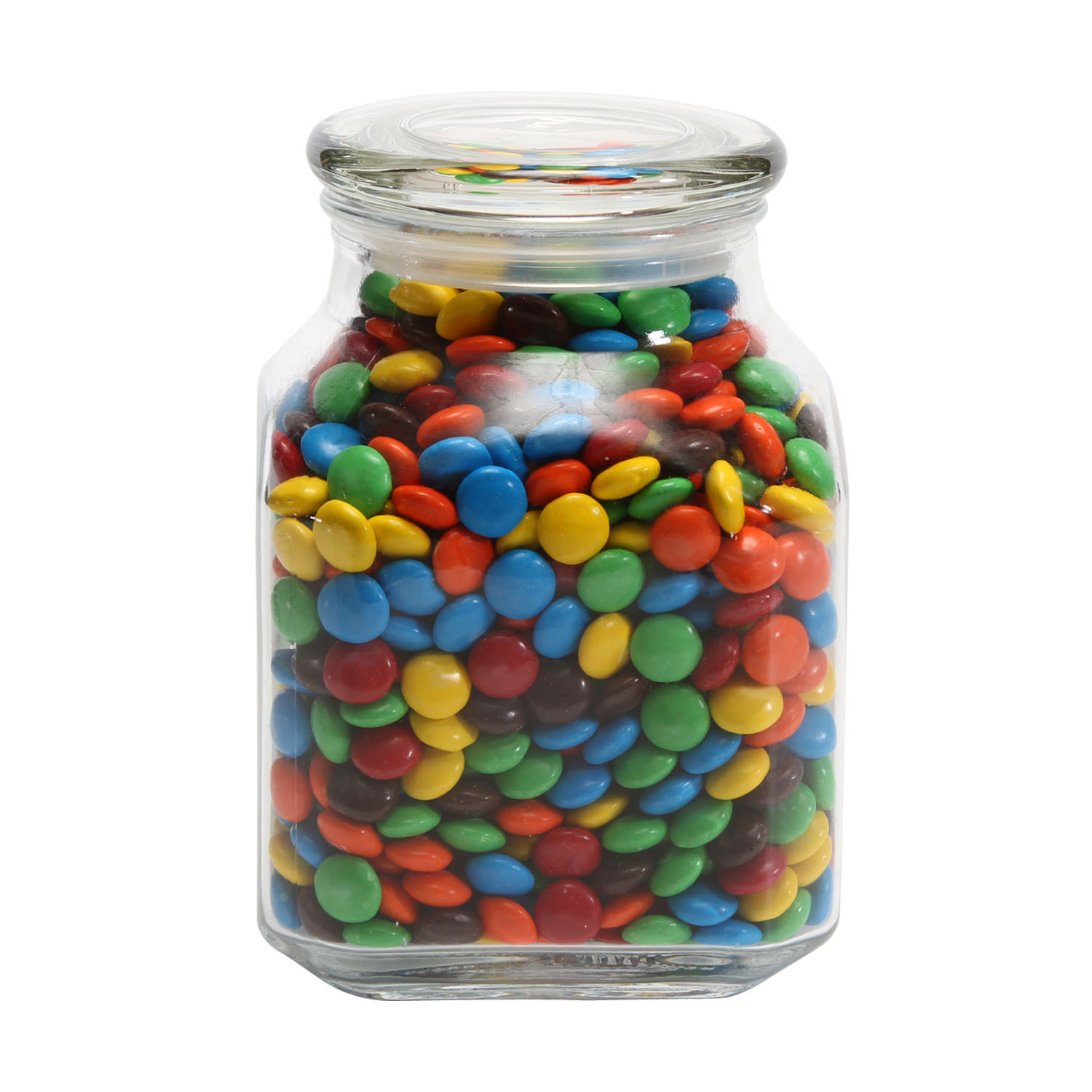 M&Ms® Plain in Lg Glass Jar Lasting Impressions