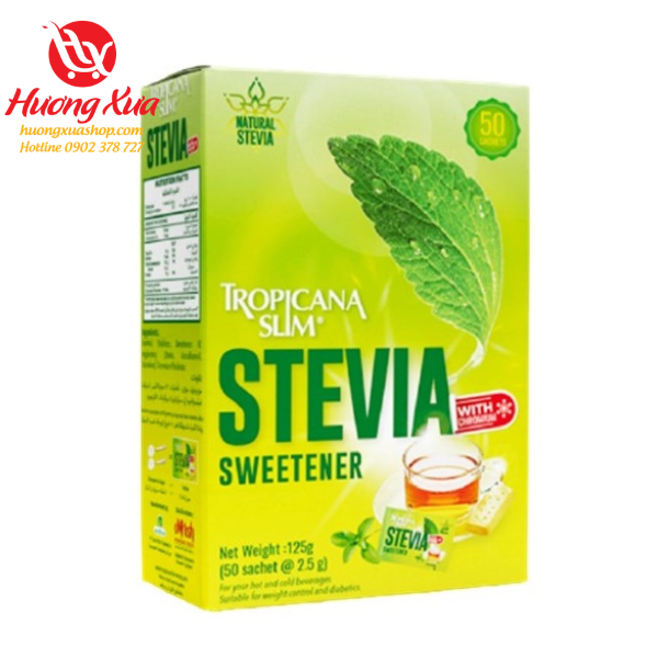 ĐƯỜNG TROPICANA SLIM STEVIA 125GR
