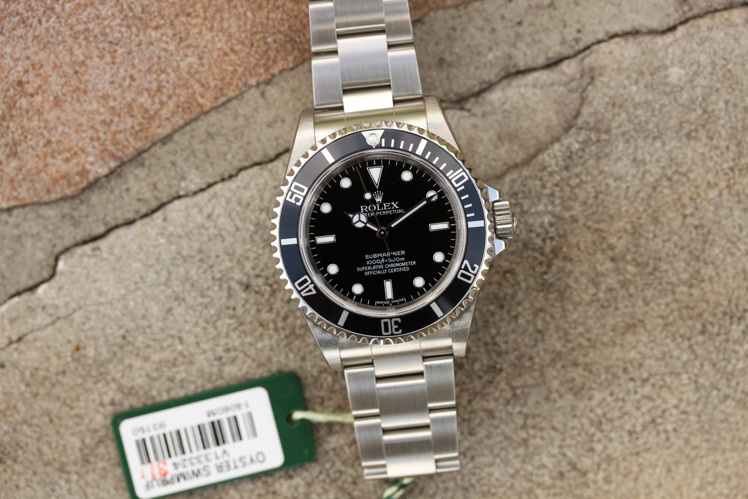 New Old Stock Rolex Submariner Ref 14060m 4 Liner Unworn Box Papers Lunar Oyster Buying And Selling