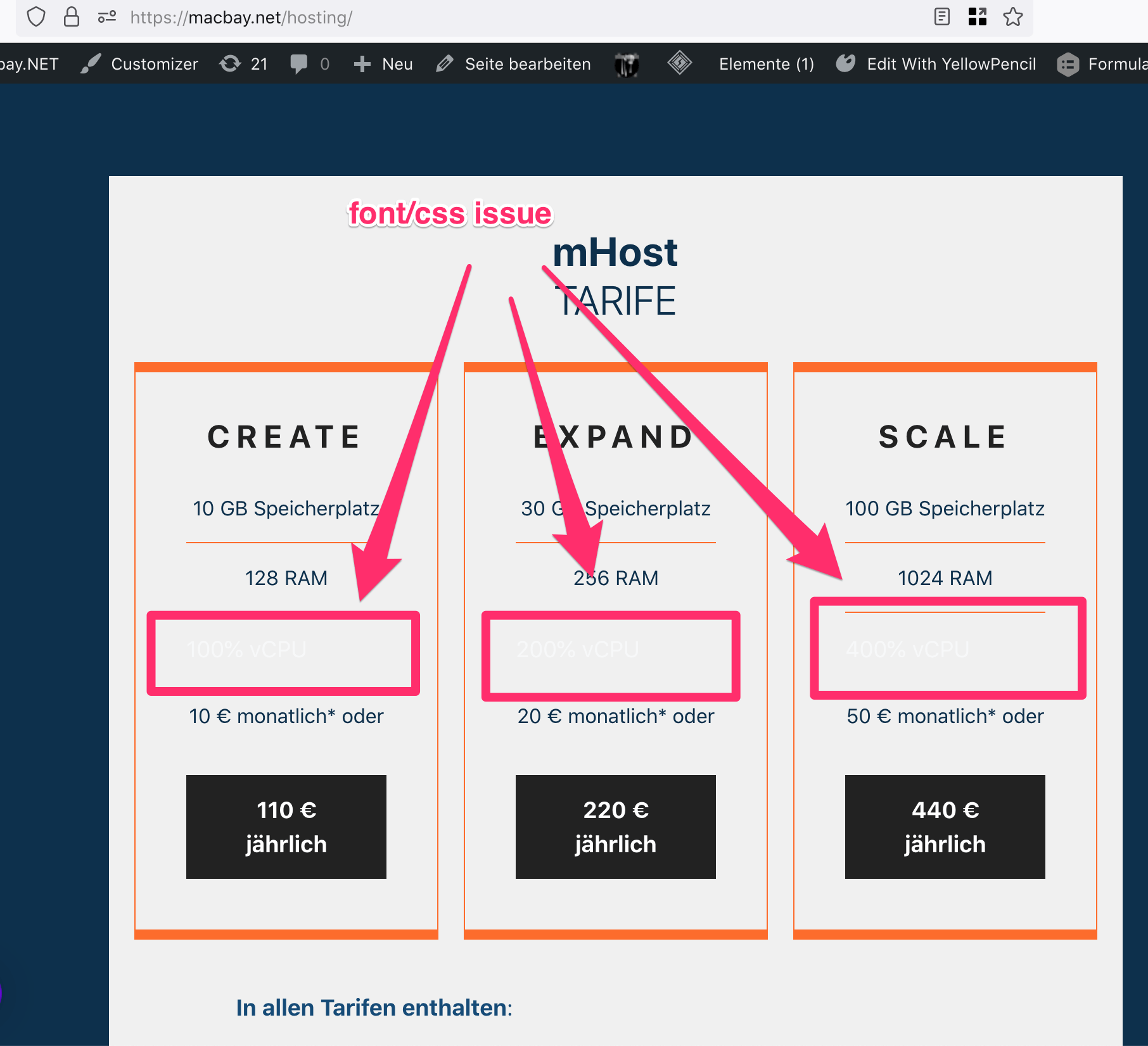 [MBv3] Styling issues with headline used in pricing table GeneratePress
