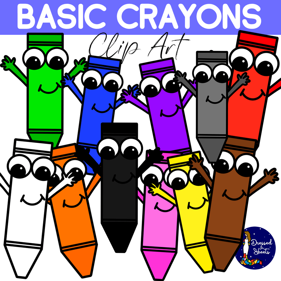 Green Crayon Clip Art