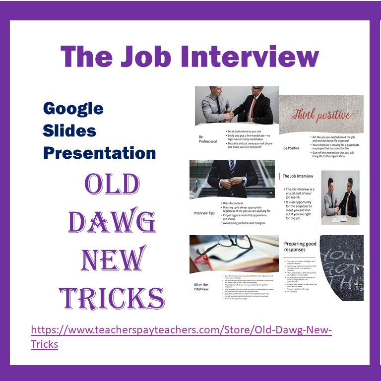 The Job Interview Google Slides Presentation Made By Teachers