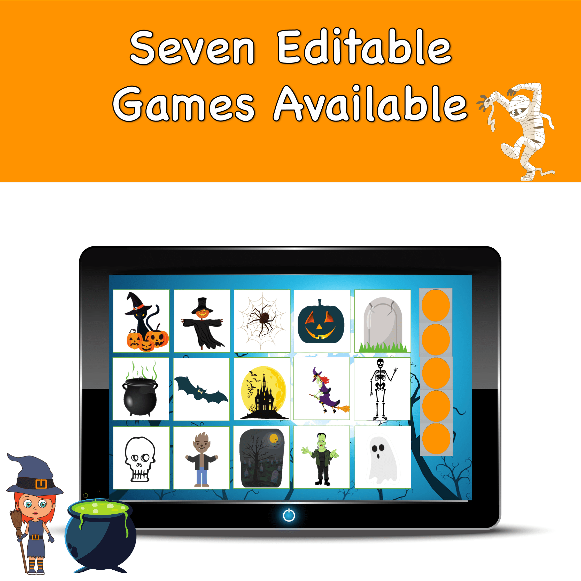 Halloween Vocabulary: Candy Hunt Bundle - Made By Teachers