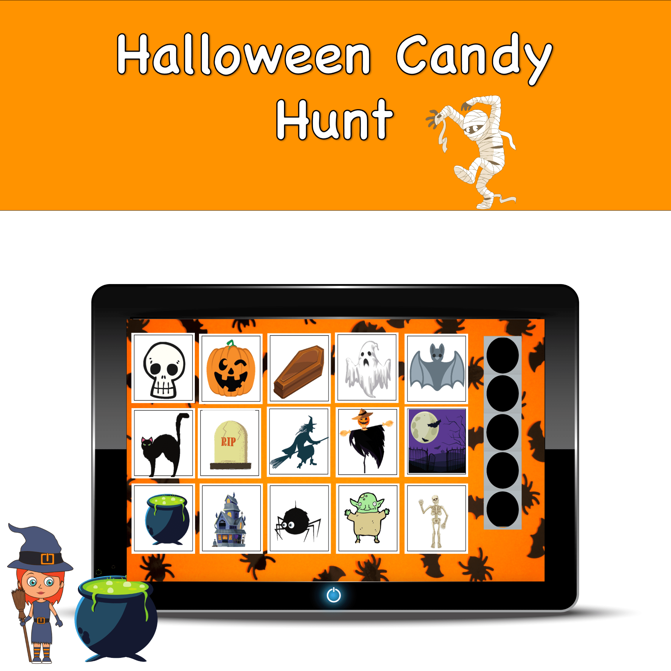 Halloween Vocabulary: Candy Hunt Bundle - Made By Teachers