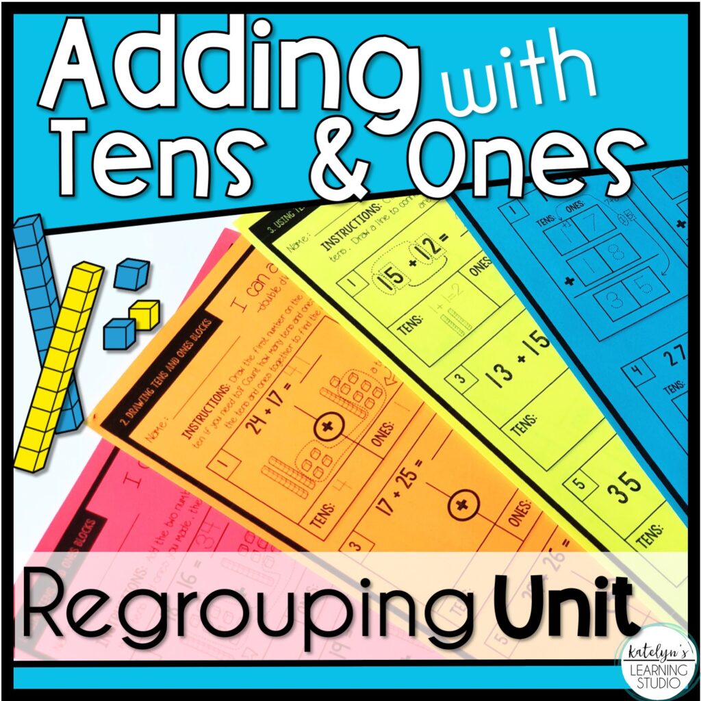 2 Digit Addition with Regrouping Worksheets First Grade Math 2 Digit Addition with Regrouping Worksheets First Grade Math