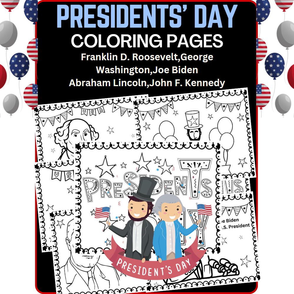 President Coloring Sheets Printable