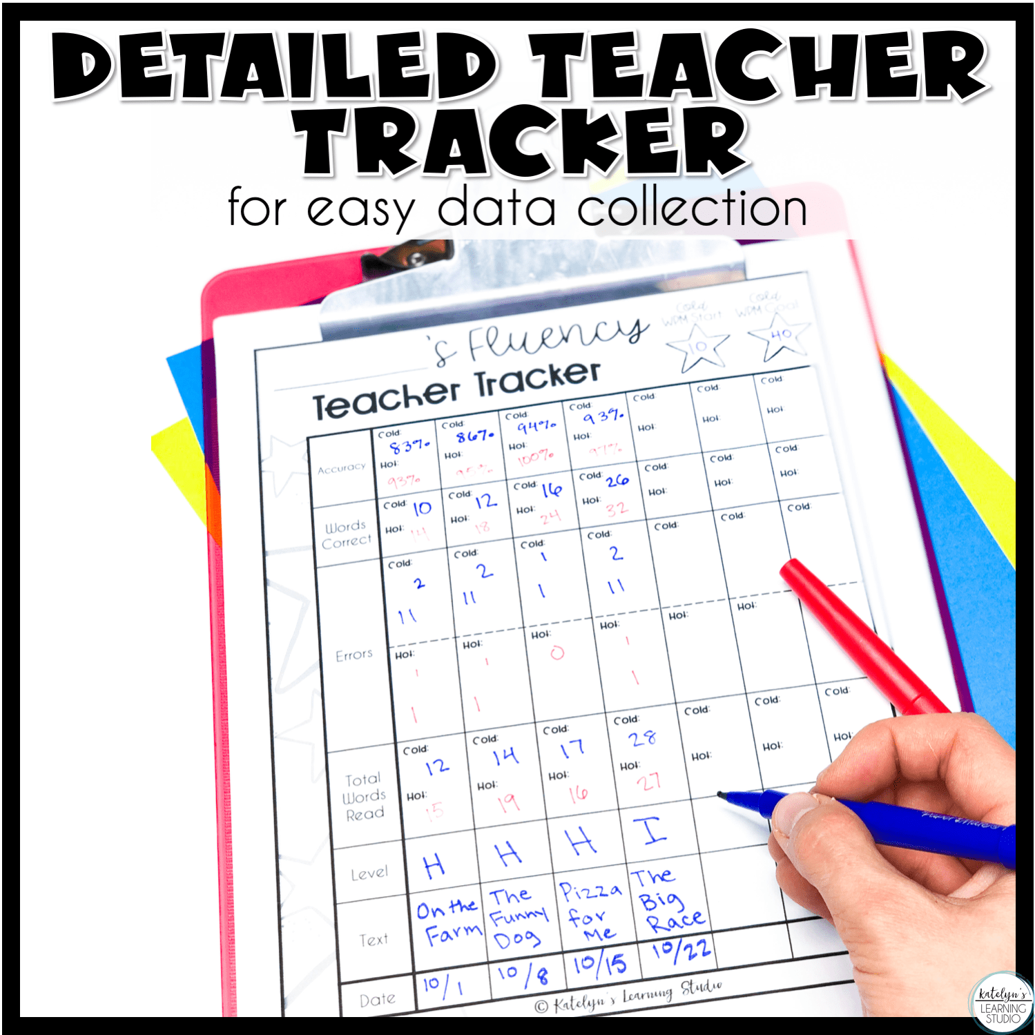 FREE Reading Fluency Tracker Made By Teachers