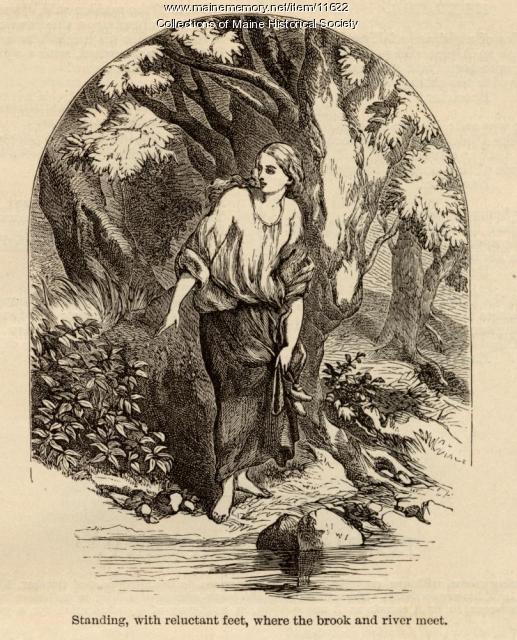 'Maidenhood' illustration, ca. 1880 Maine Memory Network