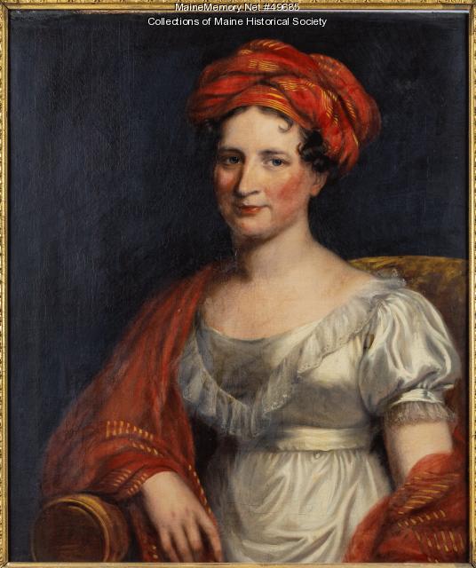 Julia Cascaline Dearborn Wingate, Portland, ca. 1820 Maine Memory Network