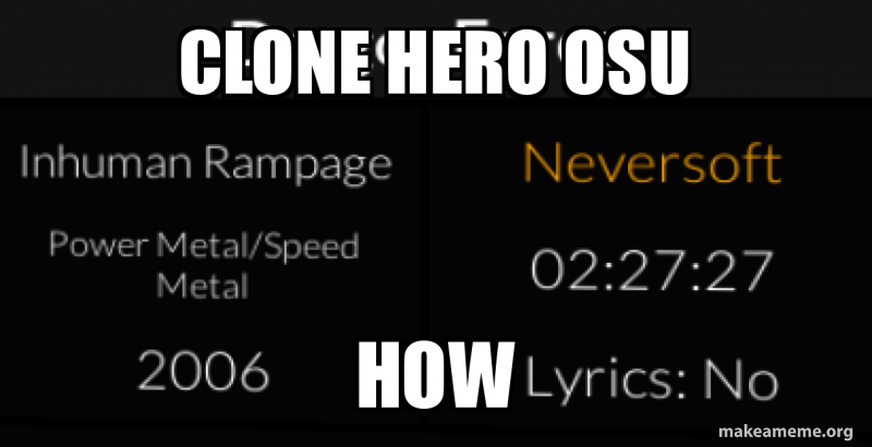 Clone hero logo png 994636