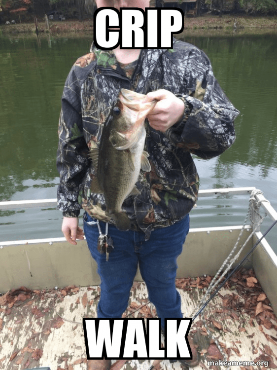 crip walk Meme Generator
