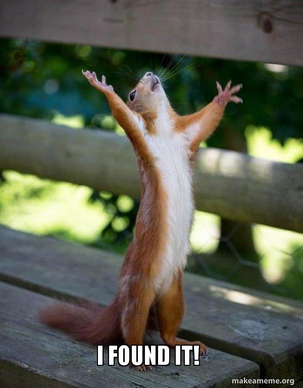 I found it! Happy Squirrel Make a Meme
