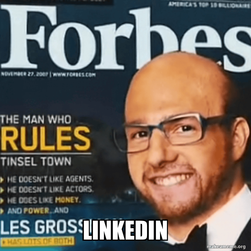 Linkedin Make a Meme