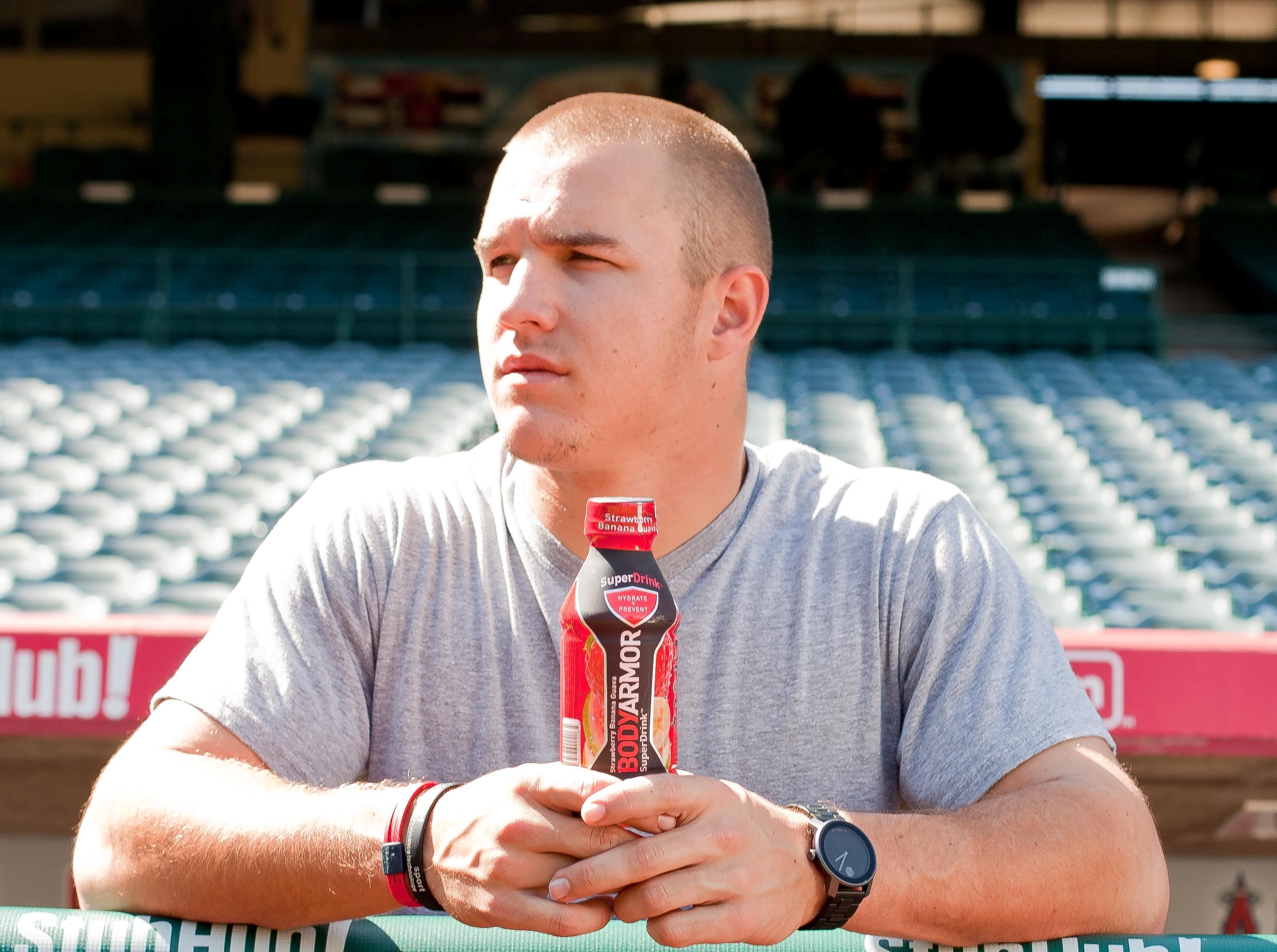 BODYARMOR SuperDrink(TM) Reels in Baseball Superstar Mike